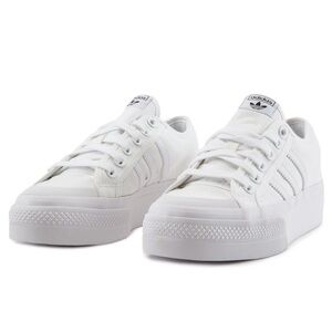Adidas Women’s White NIZZA PLATFORM SHOES